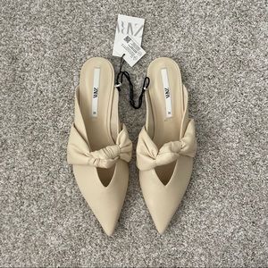 Zara Mules with Knot
